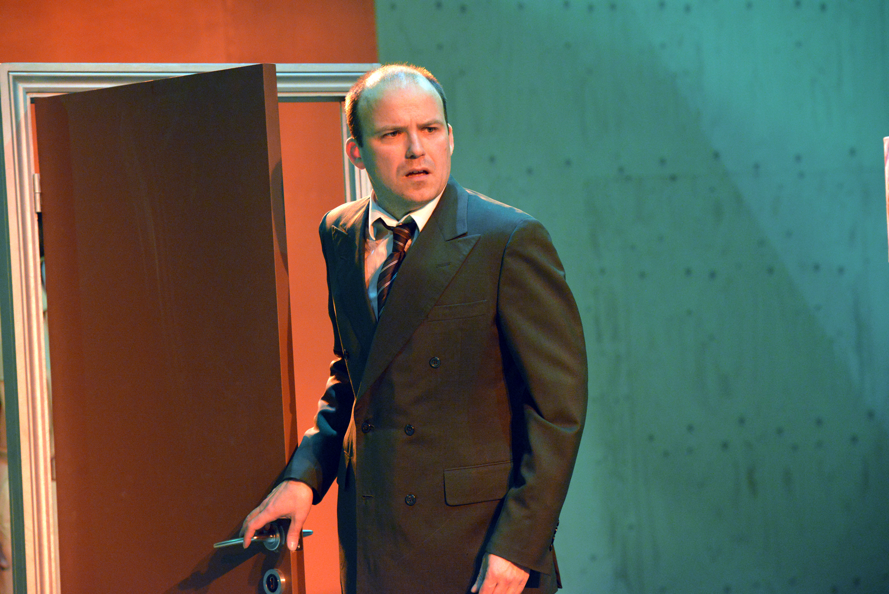 Young Vic production of THE TRIAL adapted by Nick Gill directed by Richard Jones