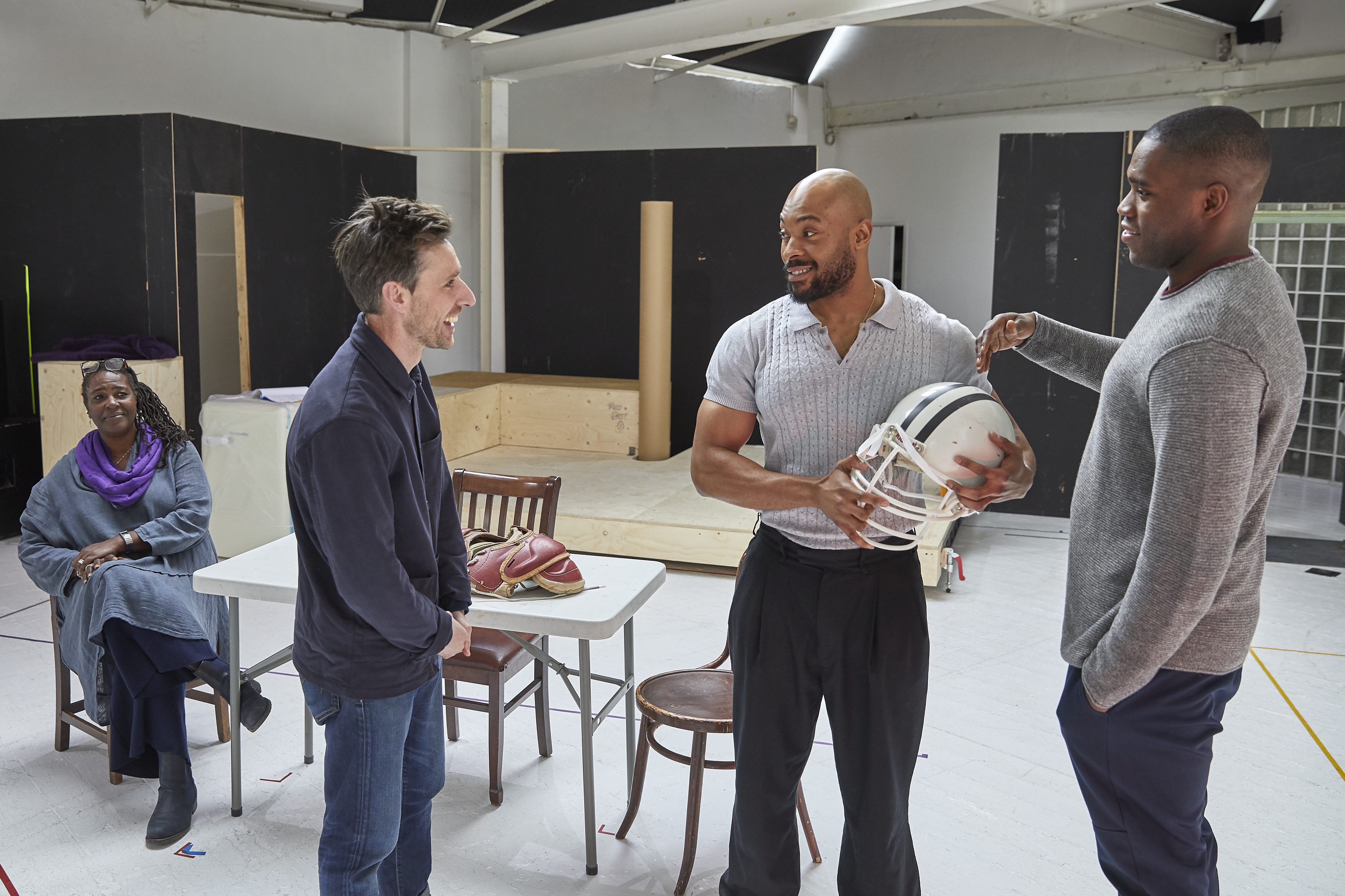 Young Vic</p>
<p>DEATH OF A SALESMAN<br />
Rehearsals