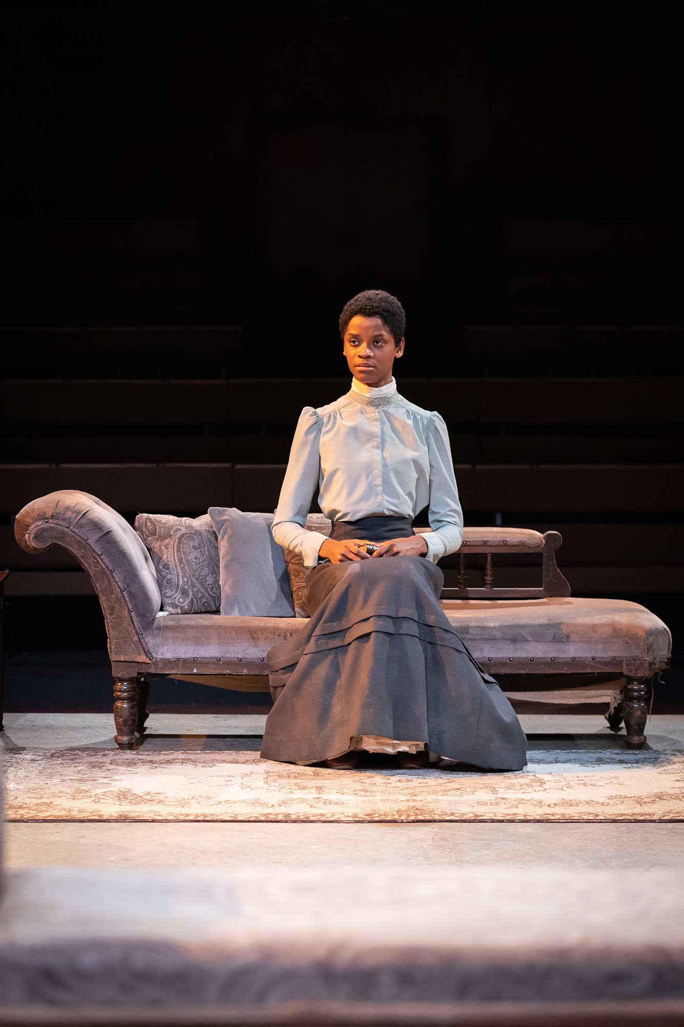 Letitia Wright in The Convert. Photography by Marc Brenner
