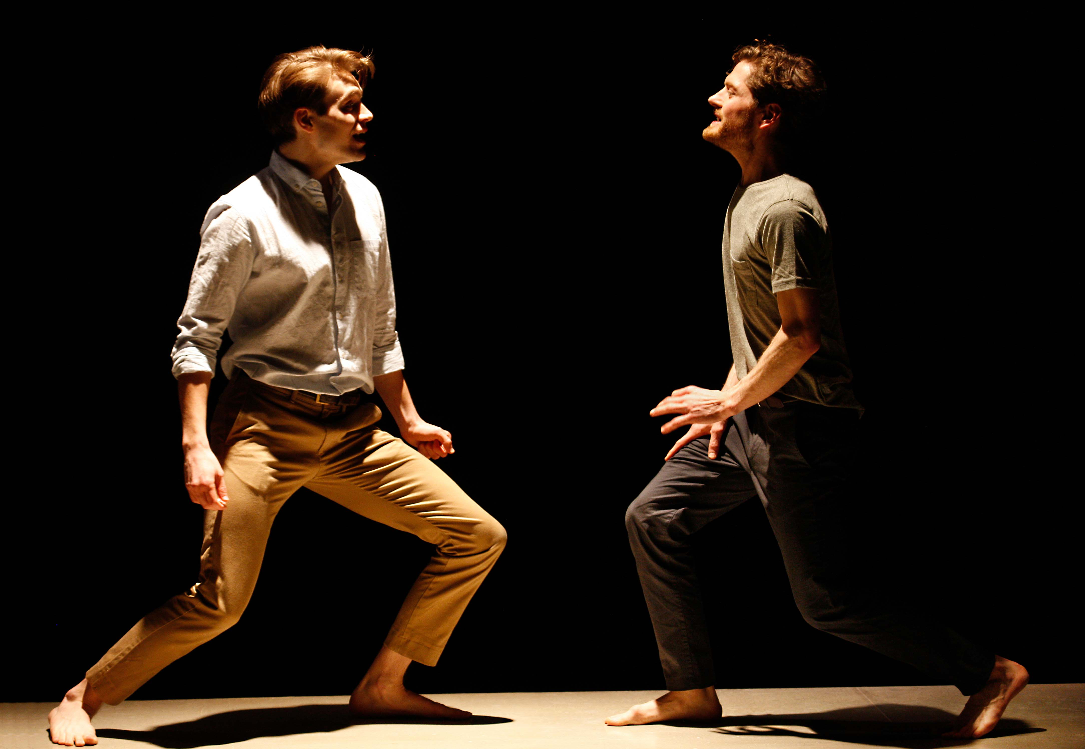 Andrew Burnap and Kyle Soller in The Inheritance at the Young Vic © Simon Annand