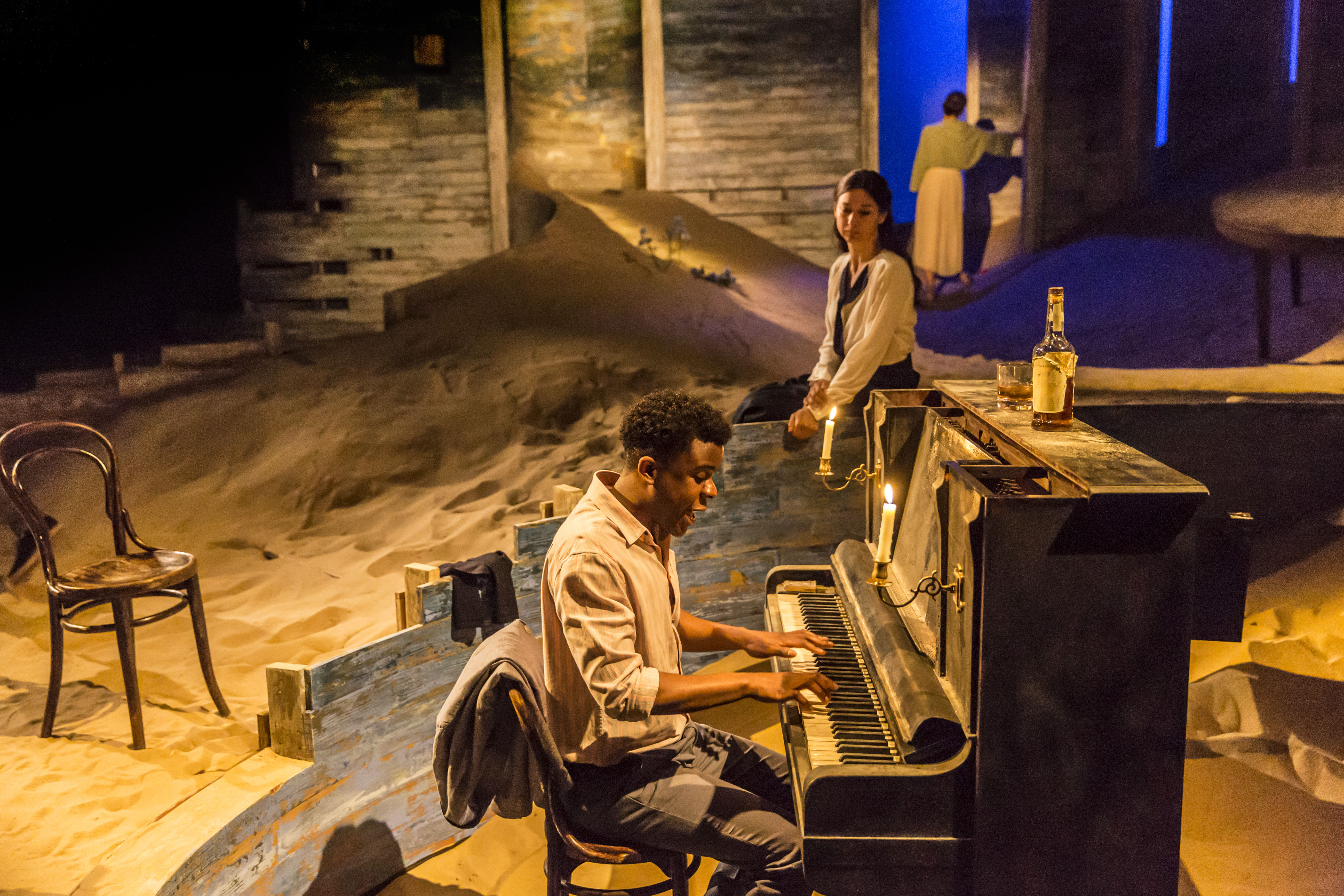 Ashley Zhangazha in Ah, Wilderness! at the Young Vic. Photo by Johan Persson. 