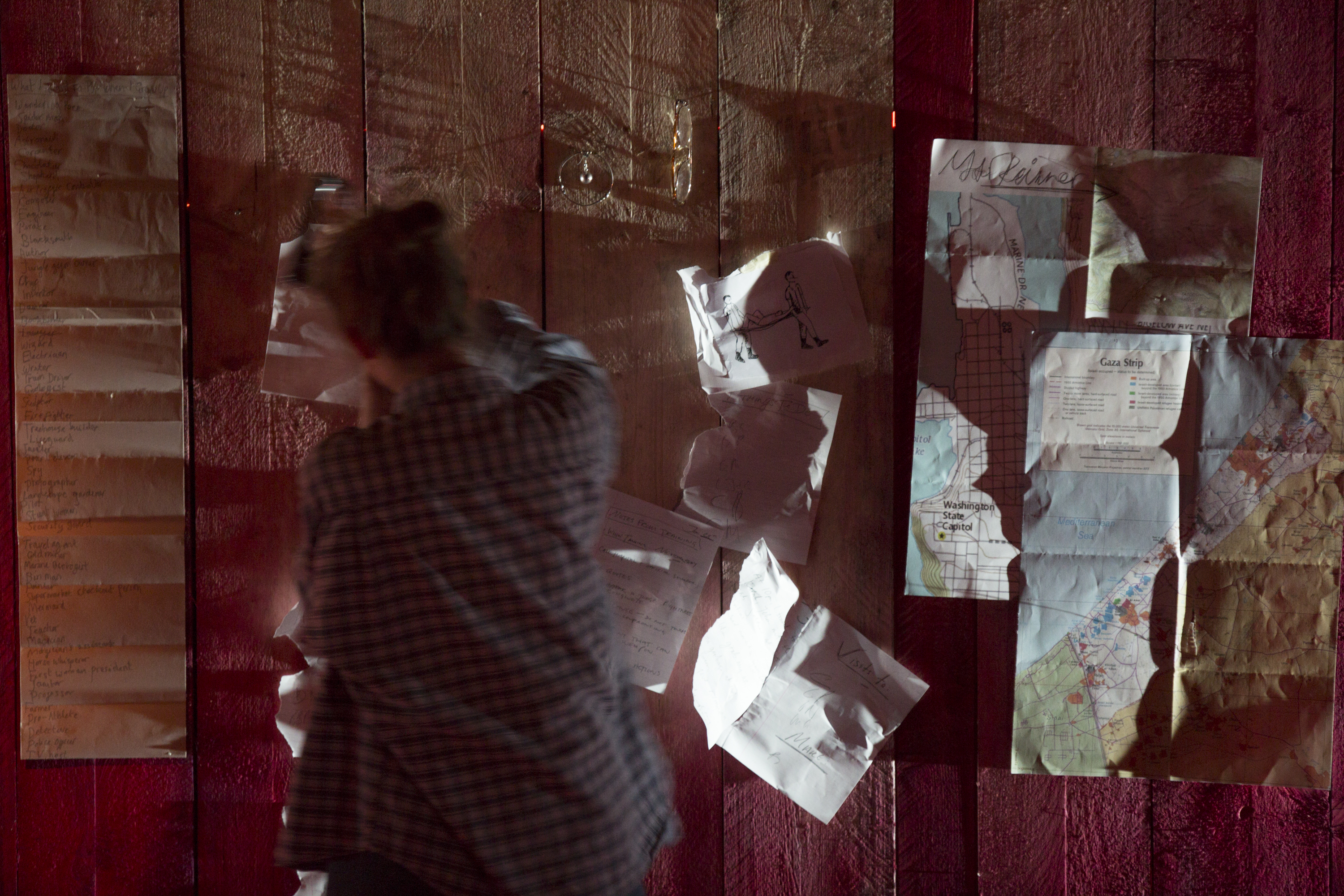 Erin Doherty in My Name is Rachel Corrie at the Young Vic. Photo by Ellie Kurrtz (4).JPG