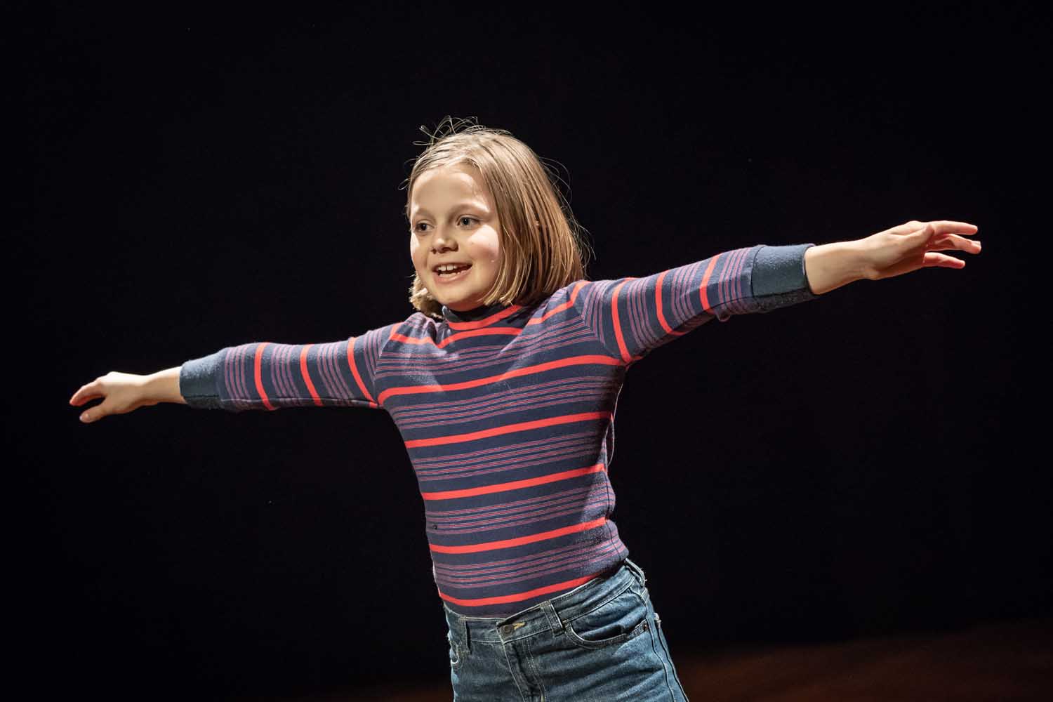 Harriet Turnbull in Fun Home at the Young Vic. Photo by Marc Brenner