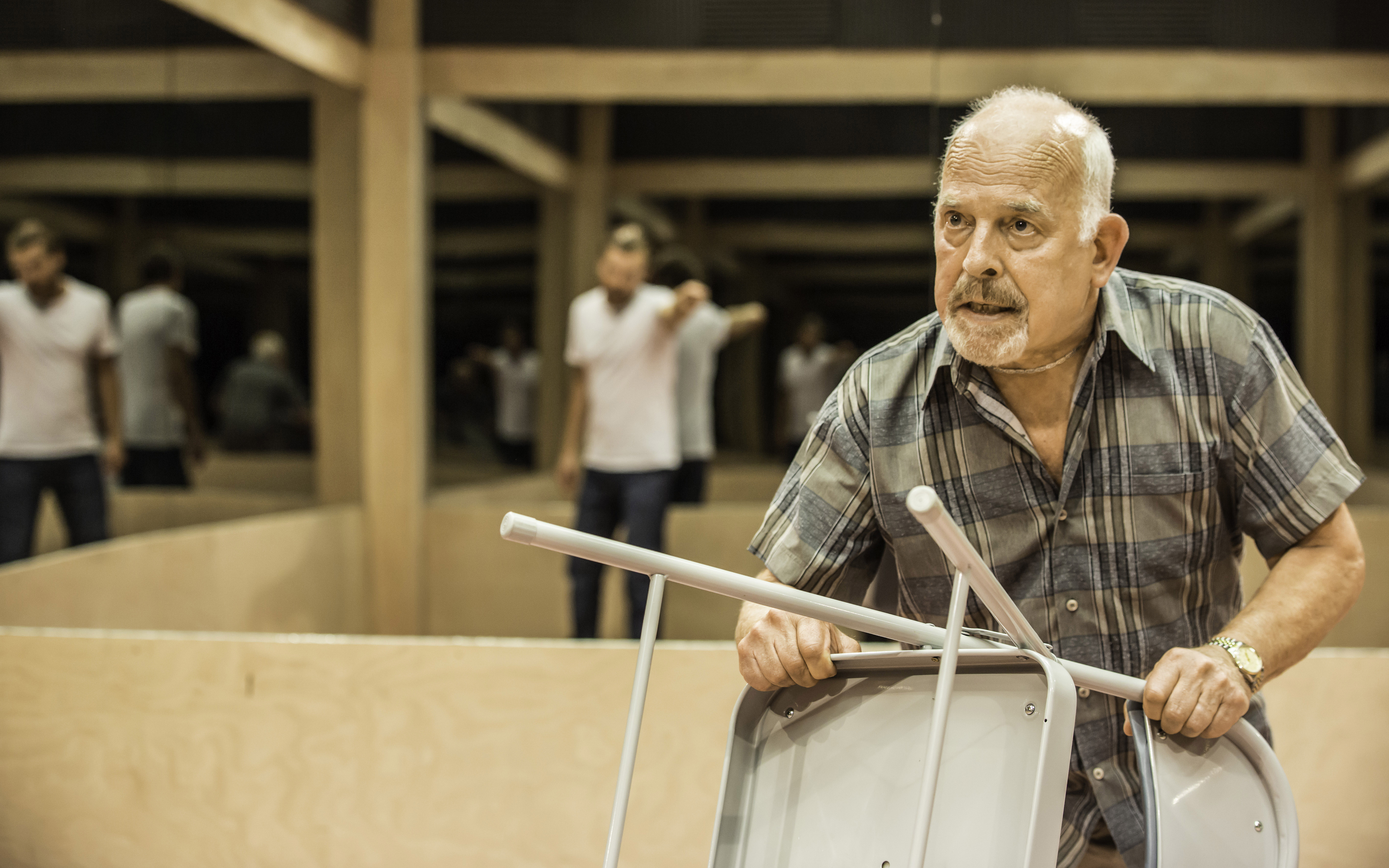 John Shrapnel in A Number at the Young Vic. Photo by Johan Persson.