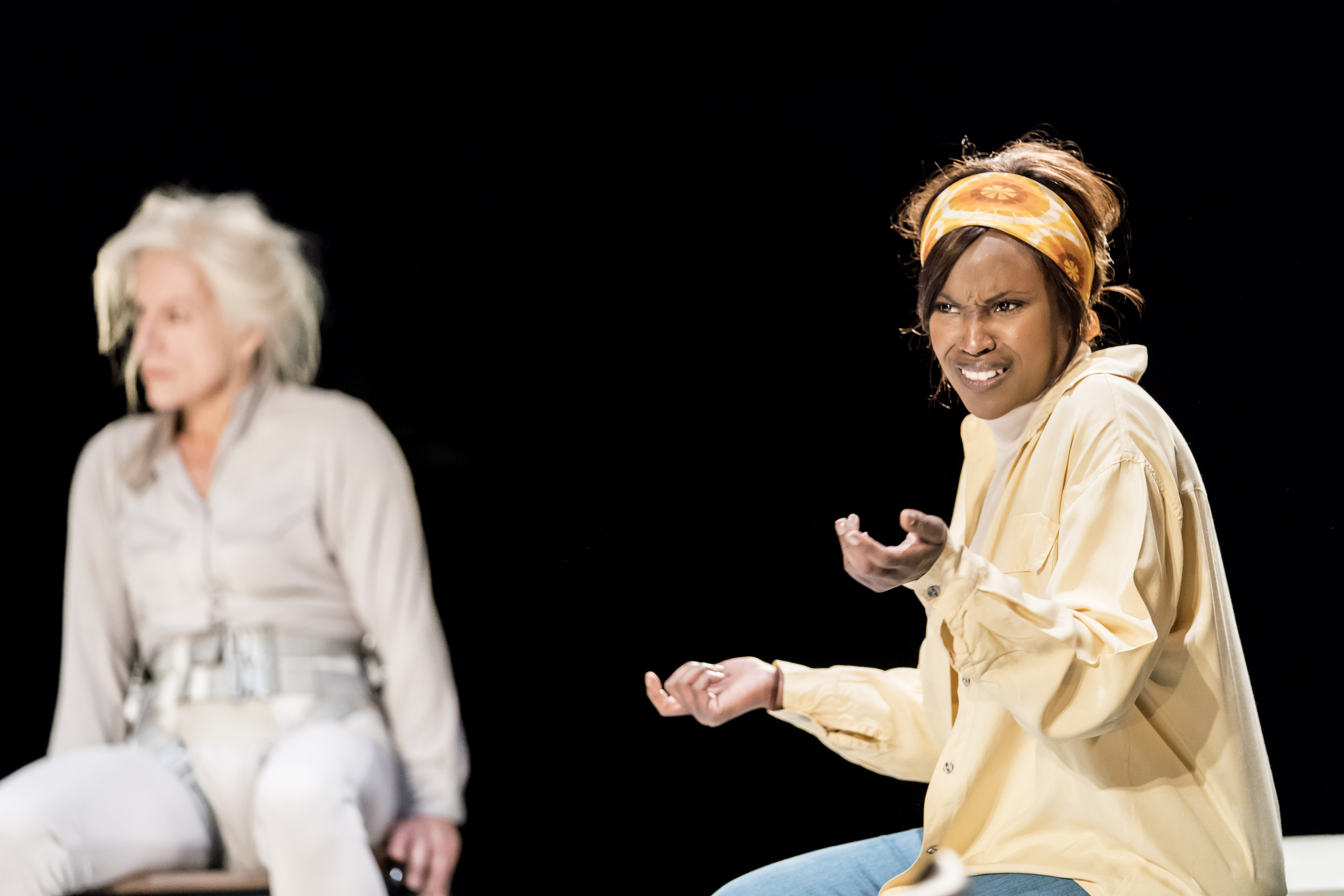 Kelle Bryan in Wings at the Young Vic theatre. Photography by Johan Persson.