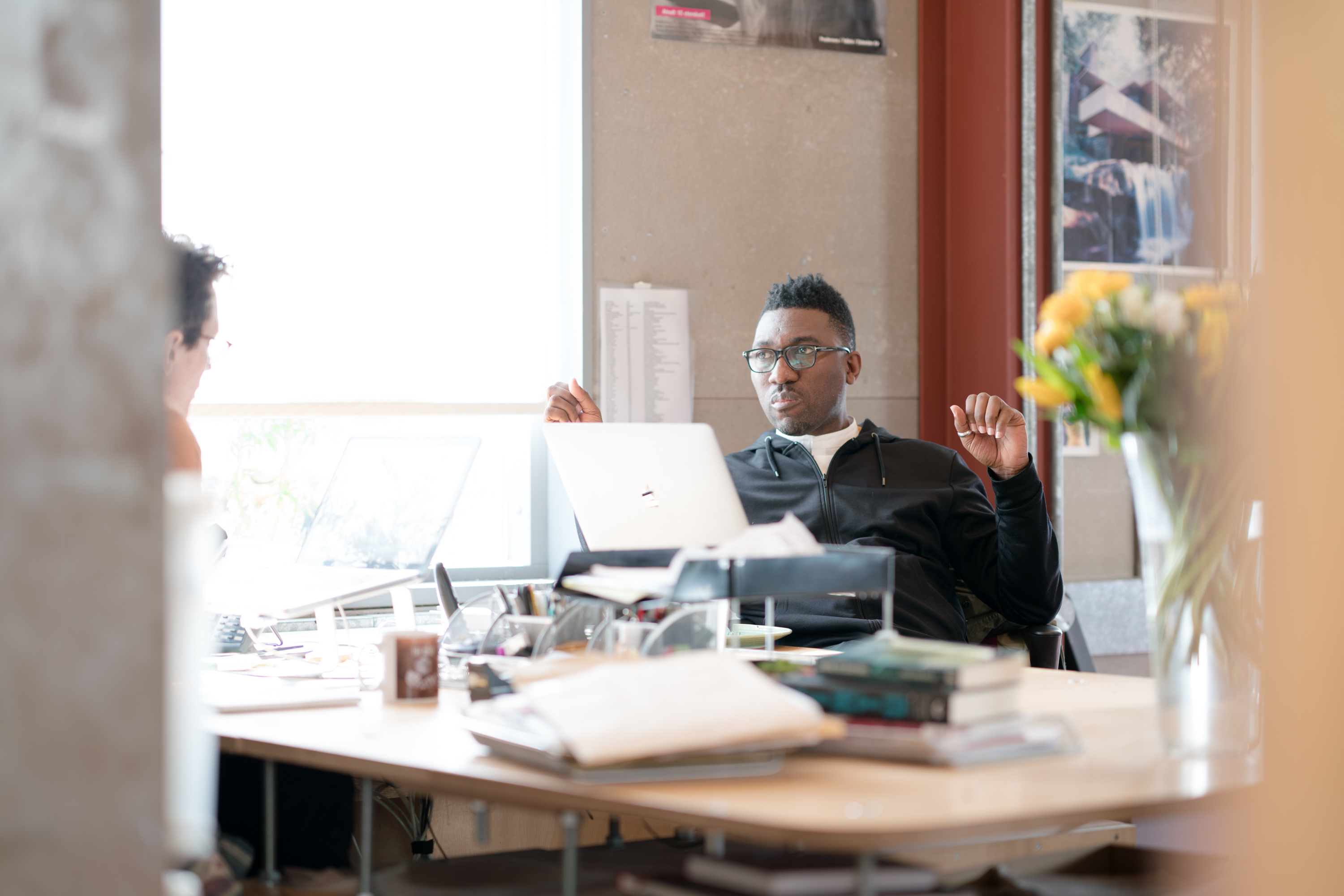 Kwame Kwei-Armah - First day © Leon Puplett-07022