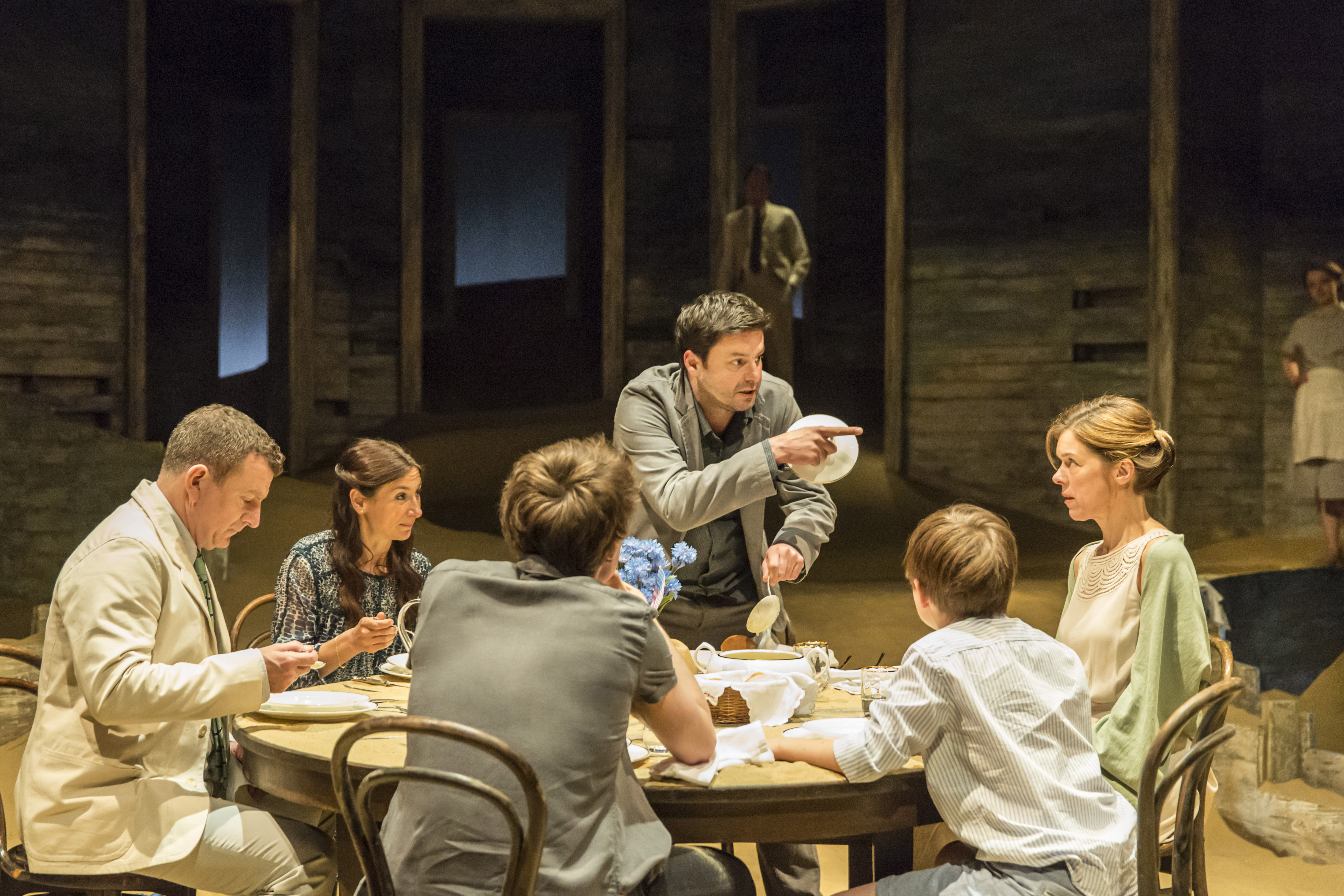 Members of the company in in Ah, Wilderness! at the Young Vic. Photo by Johan Persson.
