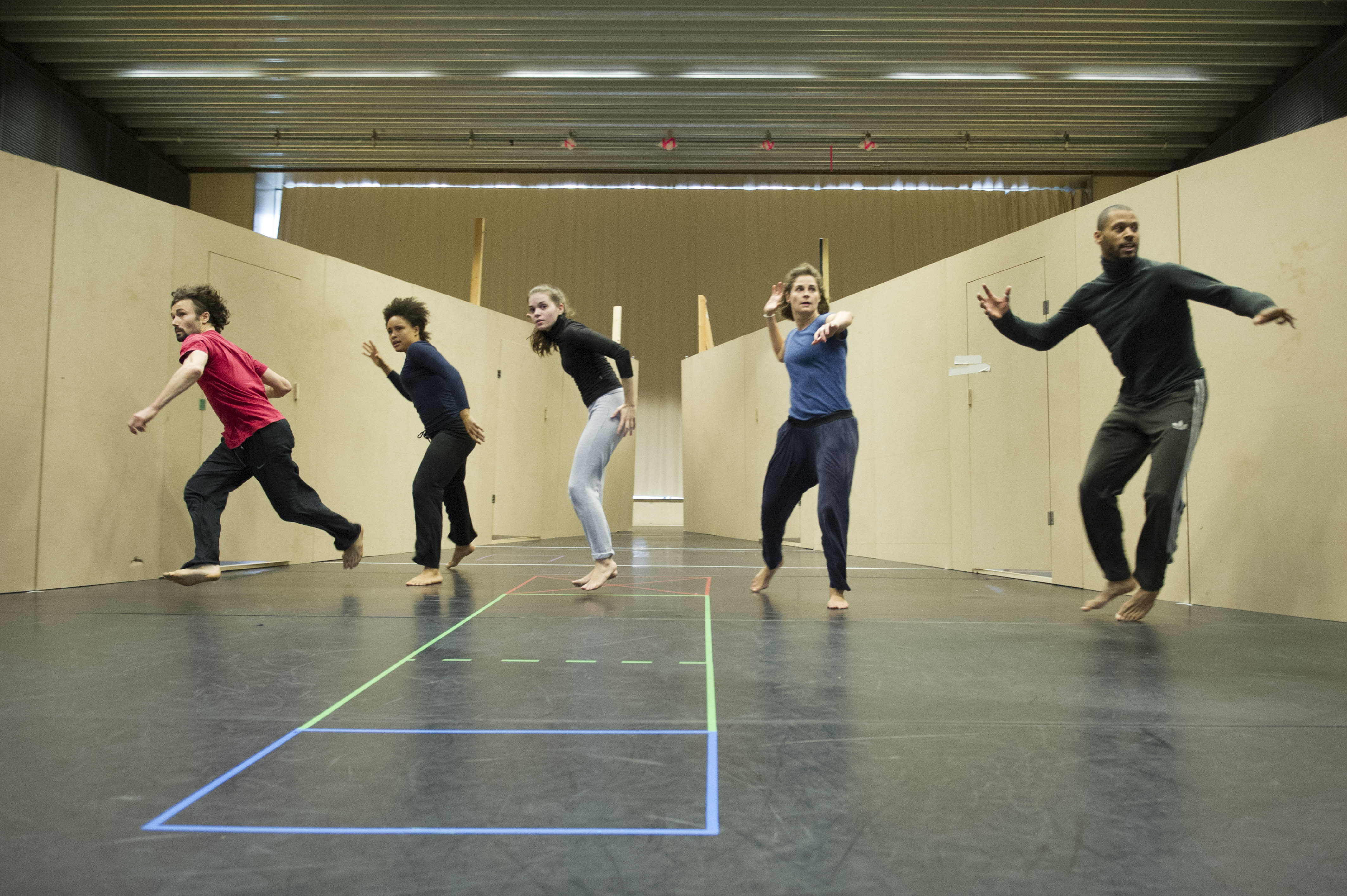 Members of the company in rehearsal for Macbeth. Photo by Richard Hubert Smith (3)