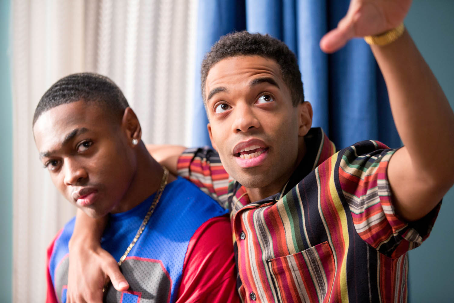 Gamba Cole as Malcolm and Elliot Barnes-Worrell as David