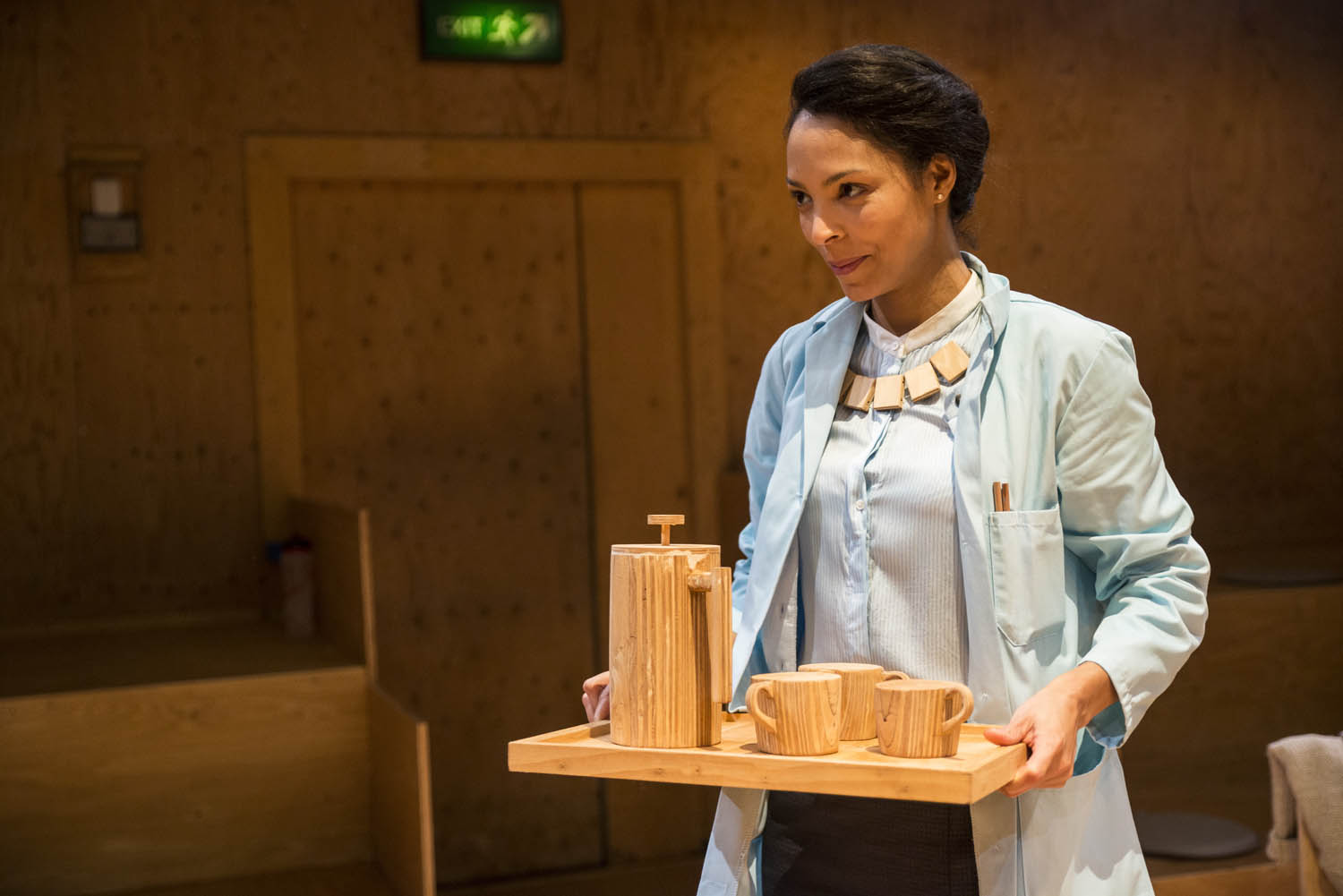 Kemi-Bo Jacobs in Wild East at the Young Vic. Photo by Gabriel Mokake.