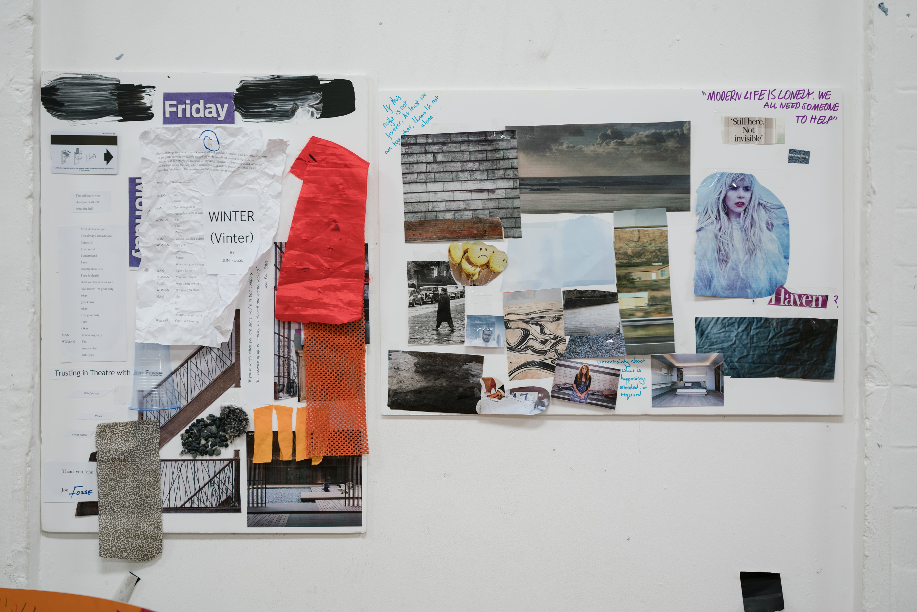 Winter rehearsals at the Young Vic © Leon Puplett