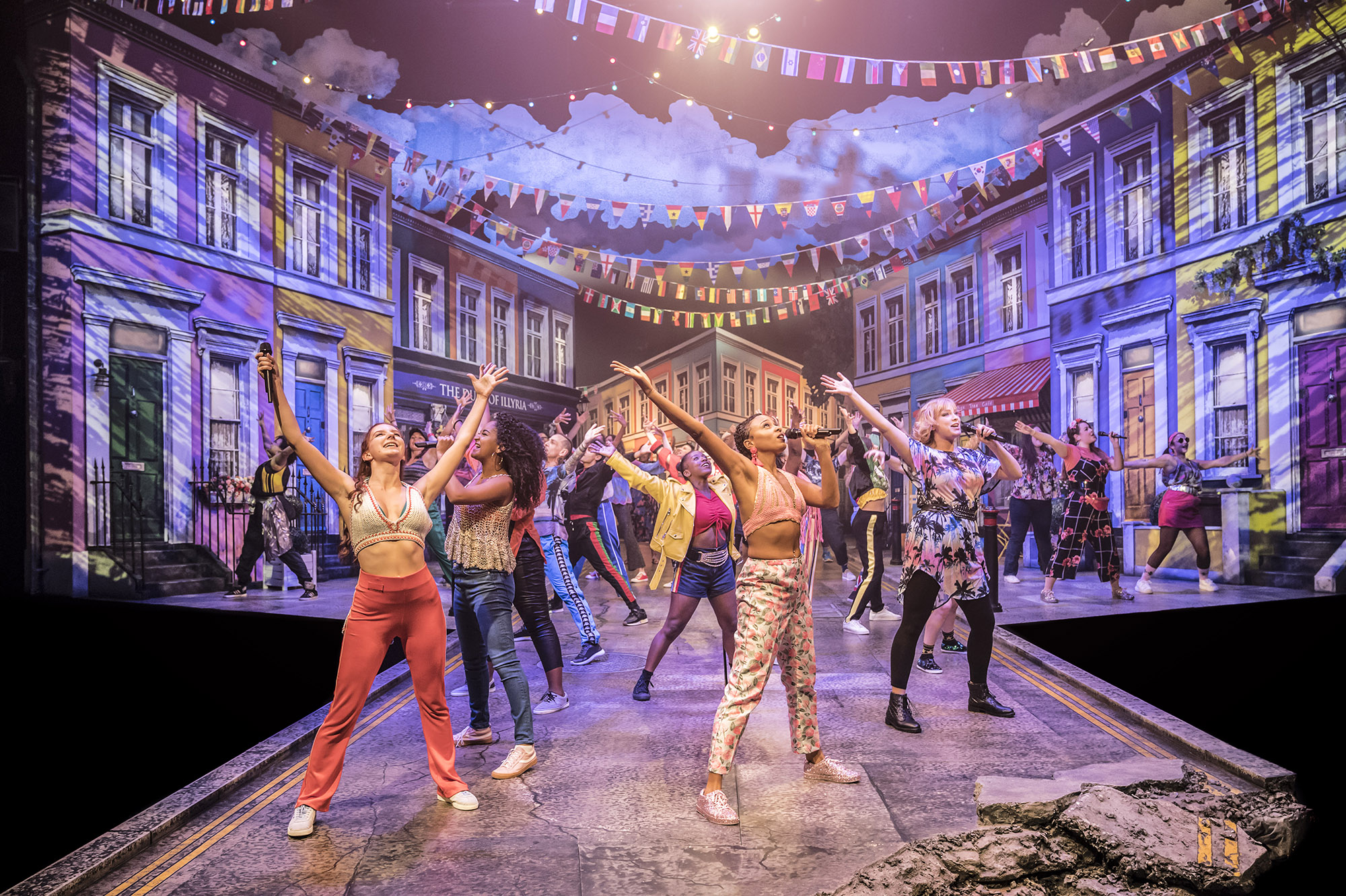 Community Chorus members dancing. Photography by Johan Persson