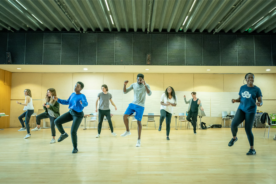 The company of Fairview in rehearsal (c) Marc Brenner