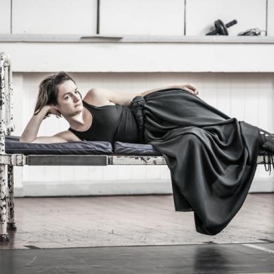 Aoife Duffin in rehearsals for Blood Wedding. Young Vic 2019. Photo by Marc Brenner.