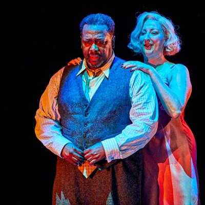 Wendell Pierce and Maggie Service. Death of a Salesman (c) Brinkhoff Mogenburg