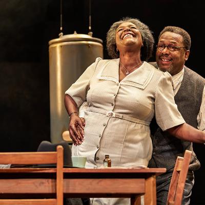 Sharon D. Clarke and Wendell Pierce. Death of a Salesman (c) Brinkhoff Mogenburg