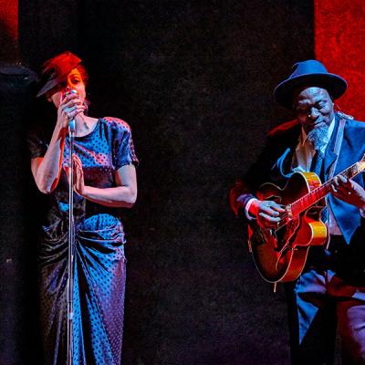 Nenda Neurer and Femi Temowo. Death of a Salesman (c) Brinkhoff Mogenburg