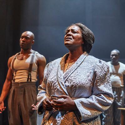 Arinze Kene, Sharon D. Clarke and Martins Imhangbe. Death of a Salesman (c) Brinkhoff Mogenburg