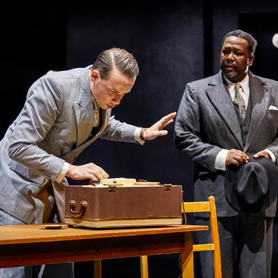 Matthew Seadon-Young and Wendell Pierce. Death of a Salesman (c) Brinkhoff Mogenburg