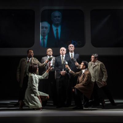 The cast of Best of Enemies at Noël Coward (c) Johan Persson