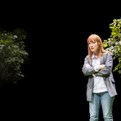 Charlotte Randle (Mary) in Yerma at the Young Vic. Photo by Johan Persson