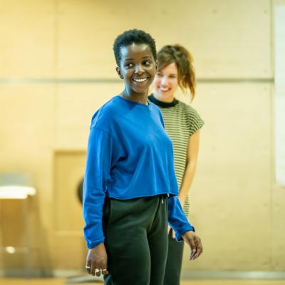 Donna Banya & Esther Smith in rehearsal for Fairview (c) Marc Brenner