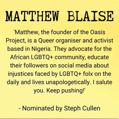 Matthew Blaise