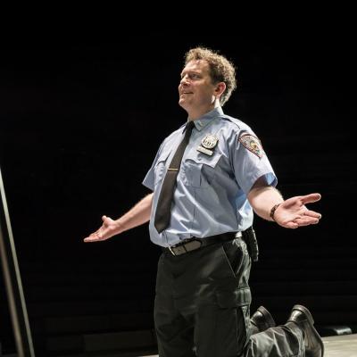 Matthew Douglas in Jesus Hopped the ‘A’ Train at the Young Vic. Photo by Johan Persson