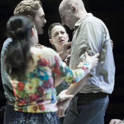 Phoebe Fox, Luke Norris, Nicola Walker and Mark Strong Photo by Jan Versweyveld