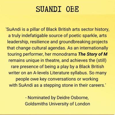 SuAndi OBE