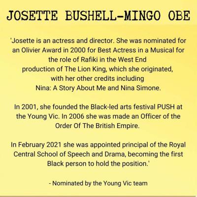 Josette Bushell-Mingo