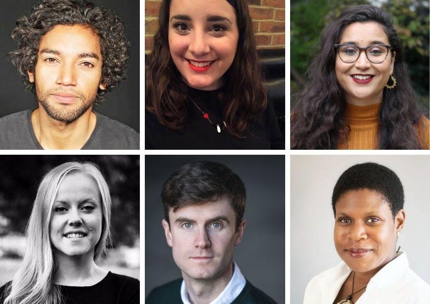Gallery of six headshots of the people who are project associates. They are all smiling and looking straight towards the camera.