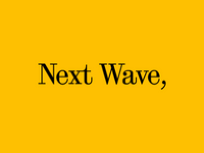 the words 'Next Words,' in black serif font