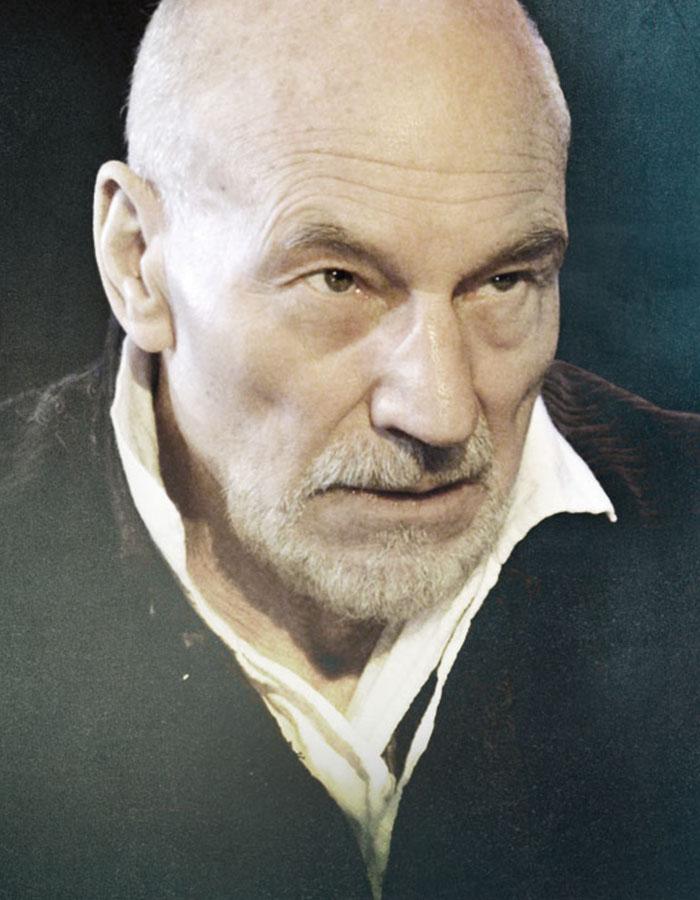 Patrick Stewart as William Shakespeare