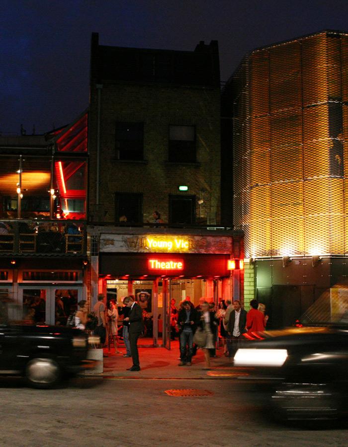 Young Vic at night