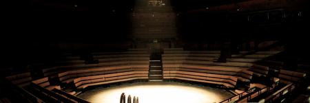 Empty Young Vic auditorium - image by Philip Vile