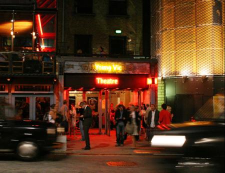 Young Vic at night